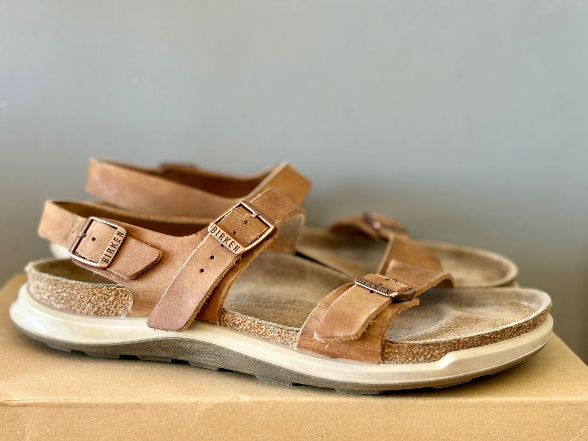 Страхотни Сандали Birkenstock
 Sonora 40 номер, естествена кожа