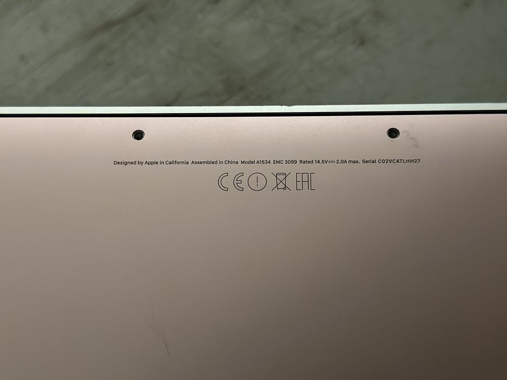 Macbook Air 12” 2017 (собран из двух)
