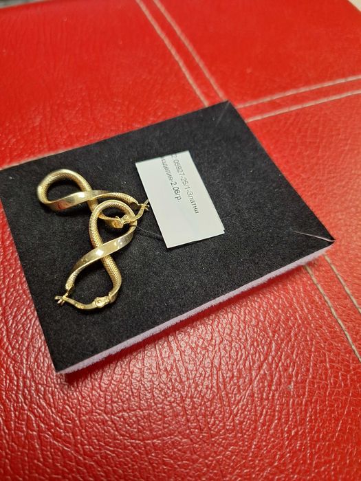 Дамски златни обеци - 2,06 гр.