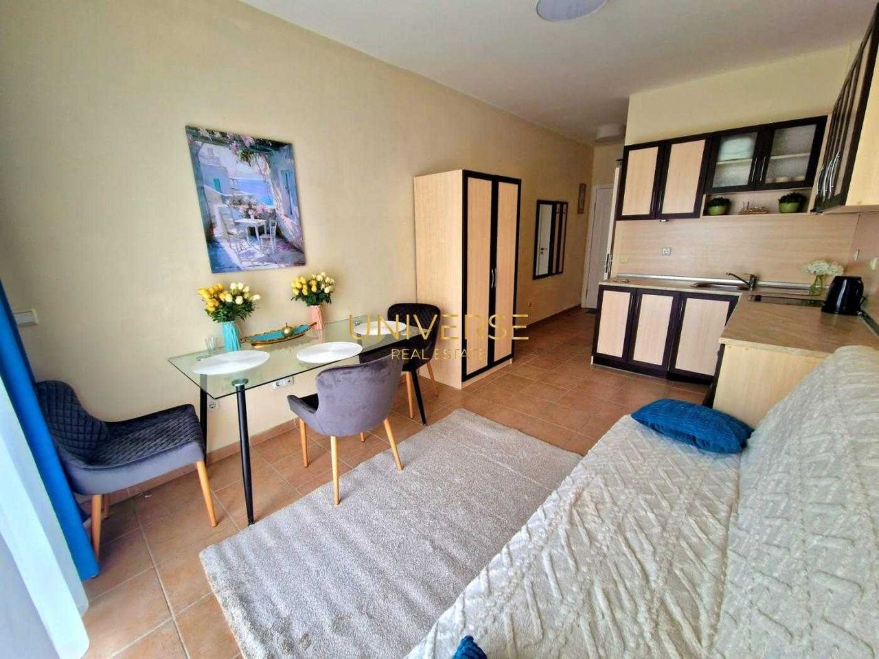 Продава се Едностаен апартамент в с. Равда, Област Бургас - 37 кв.м за 1487 €/кв.м - Снимка #1
