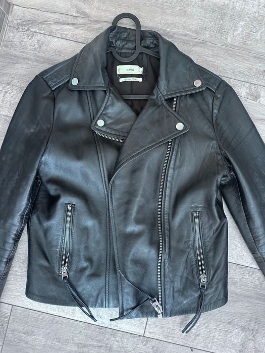 Кожено яке Mango