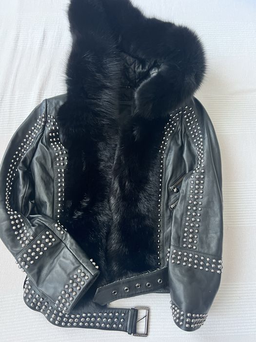 Яке от естествена кожа