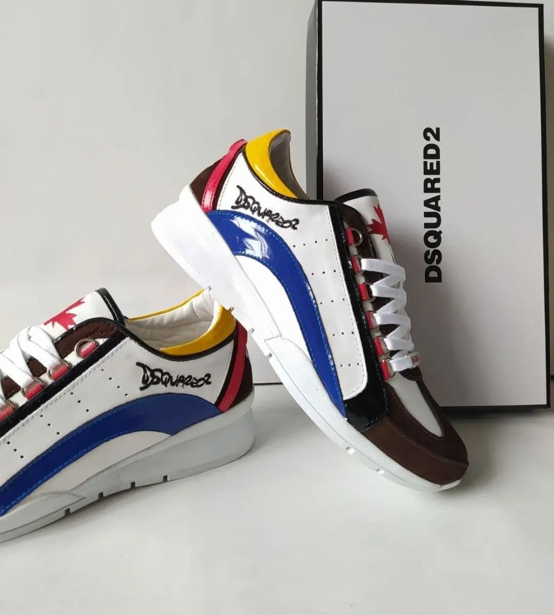 Мъжки маратонки естествена кожа Dsquared