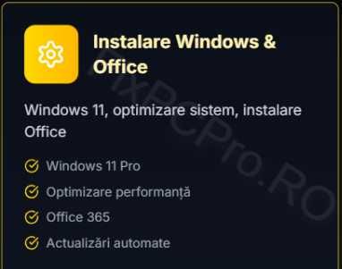 Instalare Windows, Office, Reparații IT – Acasă sau la Birou