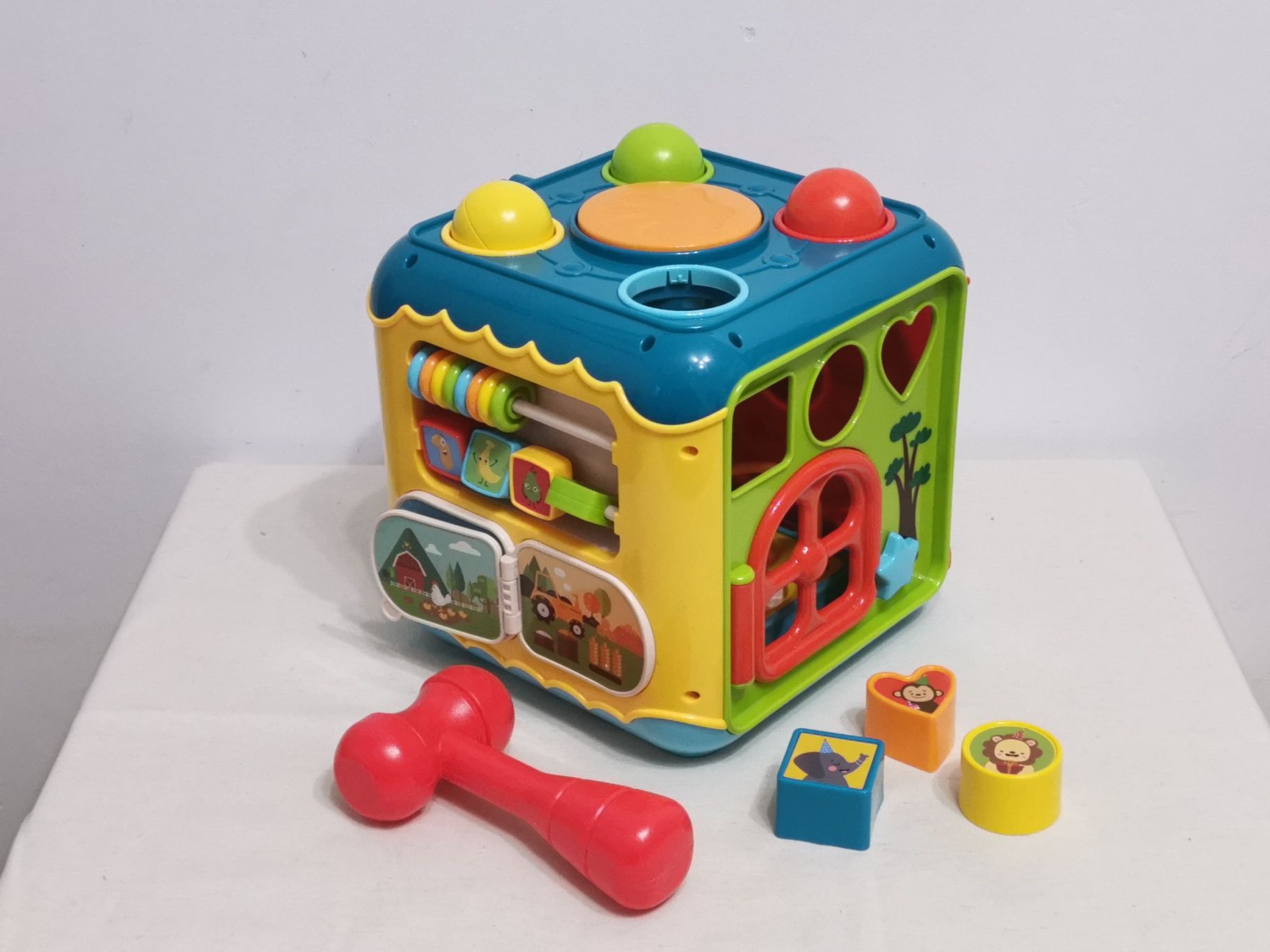 Детски образователен дидактически куб Eichhorn