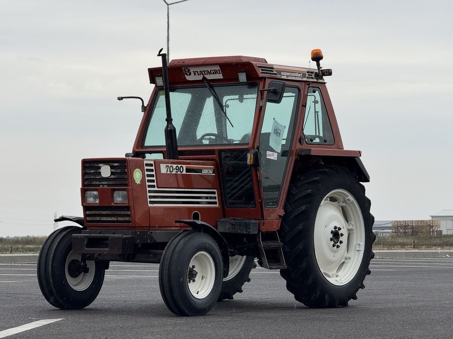 Tractor Fiat Agri 70 90 Original ore 4953 Import Danemarca 80 90