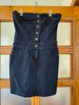 Rochie gen corset denim