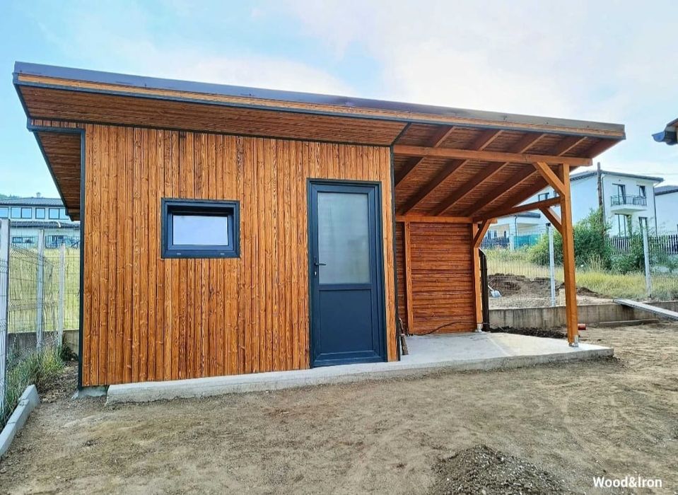Cabane construite din lemn