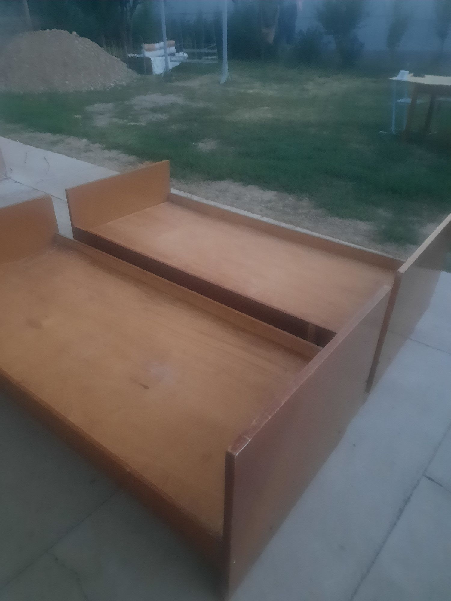 Кровать двухспалка с матрасом