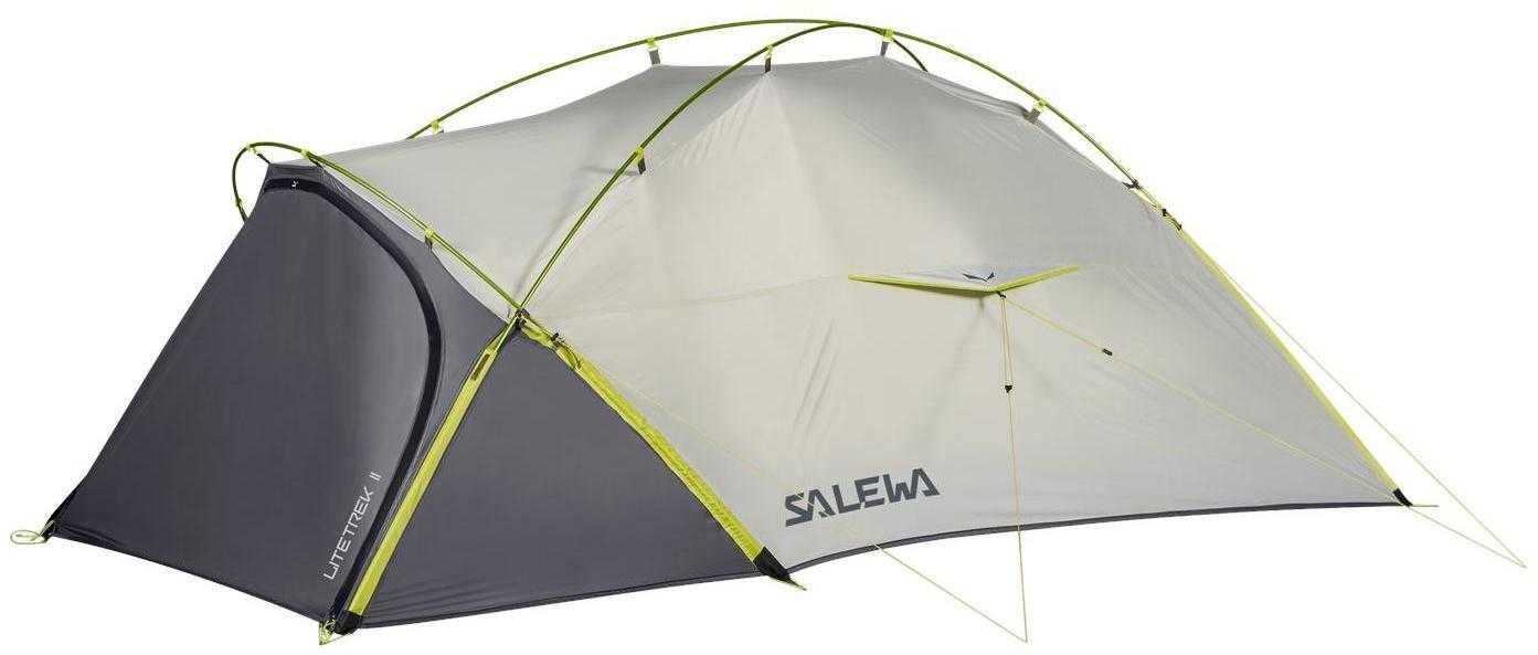 Палатка SALEWA Litetrek III Светло-серая/Cactus на 3 Места
