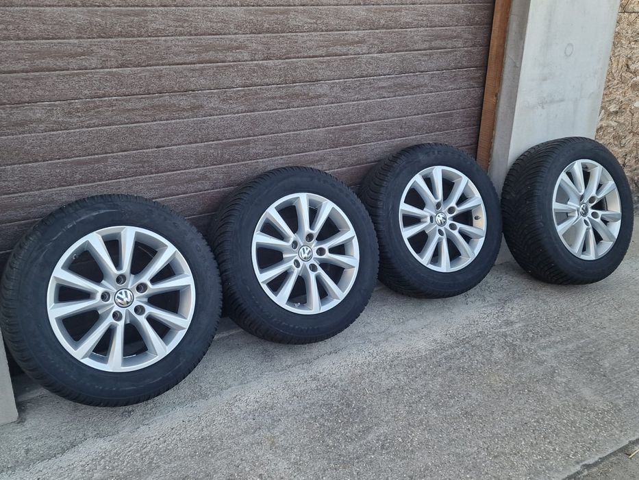 Jante / Roti Vw Touareg + Anvelope Iarna Foarte bune