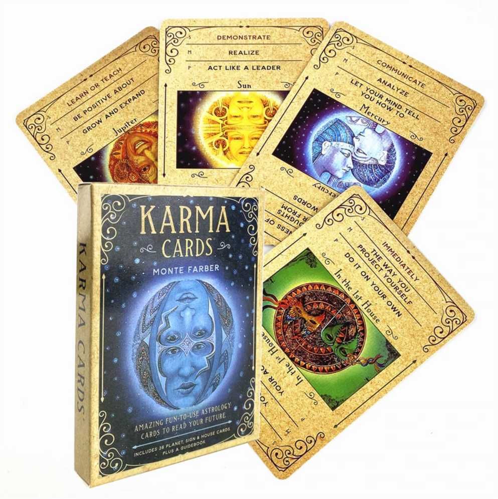 Оракул  карти:Uncover your Past Lives & Past Life Oracle & Karma Cards