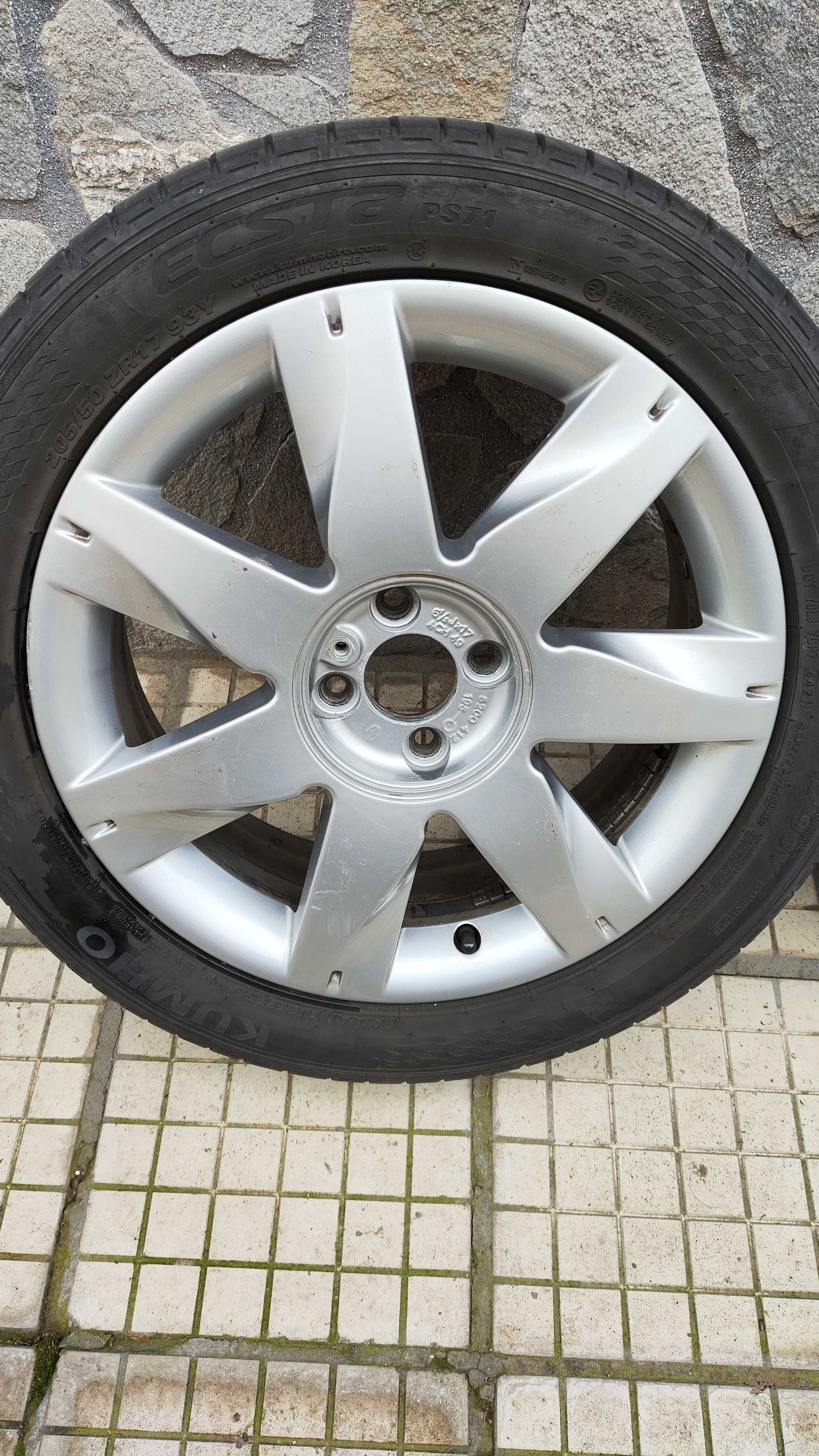 Джанти 17" 4х100 Рено с гуми 205/50/17