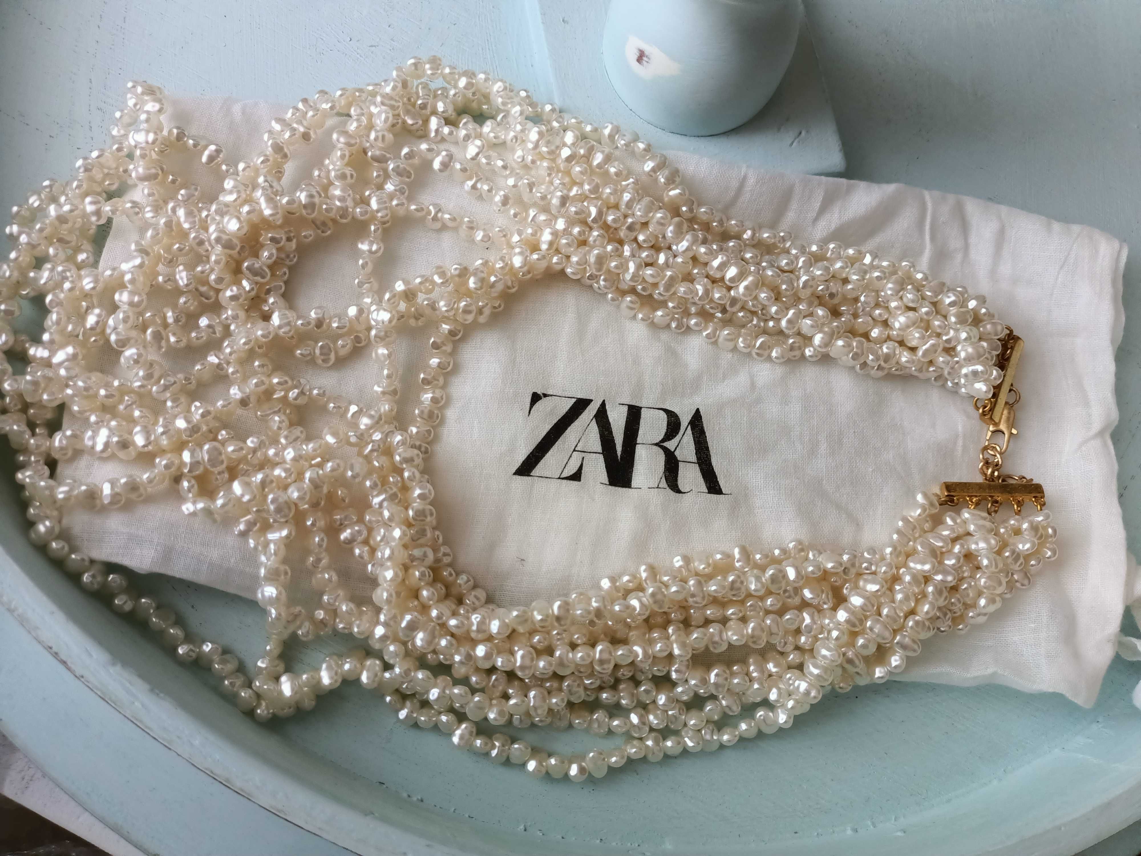 Colier perle albe Zara