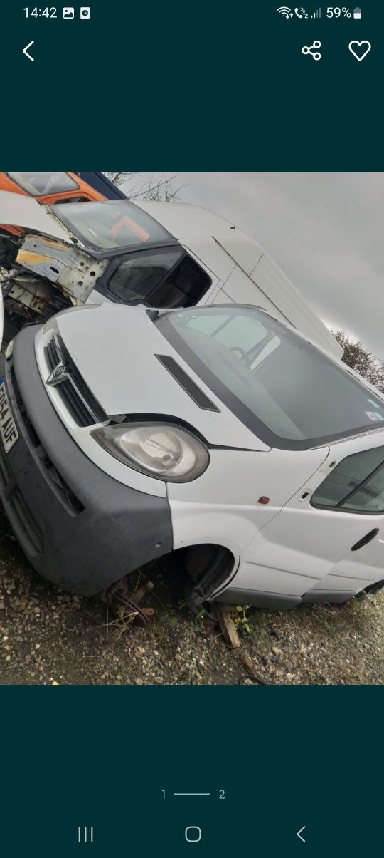 Fata completa , elemente caroserie Opel vivaro