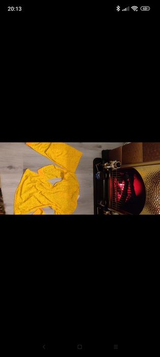 Set pijama, galben vesel, cu eticheta, 100% bumbac,mărimea L-XL