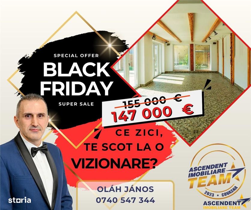 Casa cu spatiu comercial recomandat: locuinta si afacere!