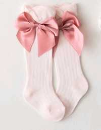 Бебешки чорапи с панделка