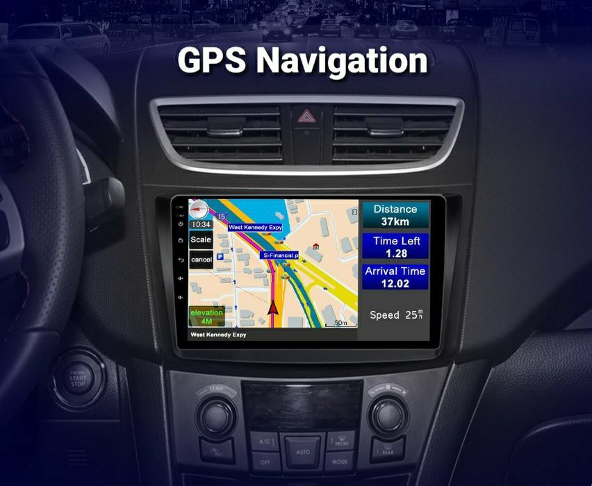 Navigatie Android dedicata Toyota Auris E150 (2006-2012)