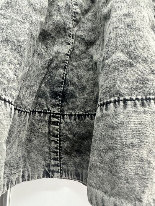 Fusta noua gri denim cu elastic