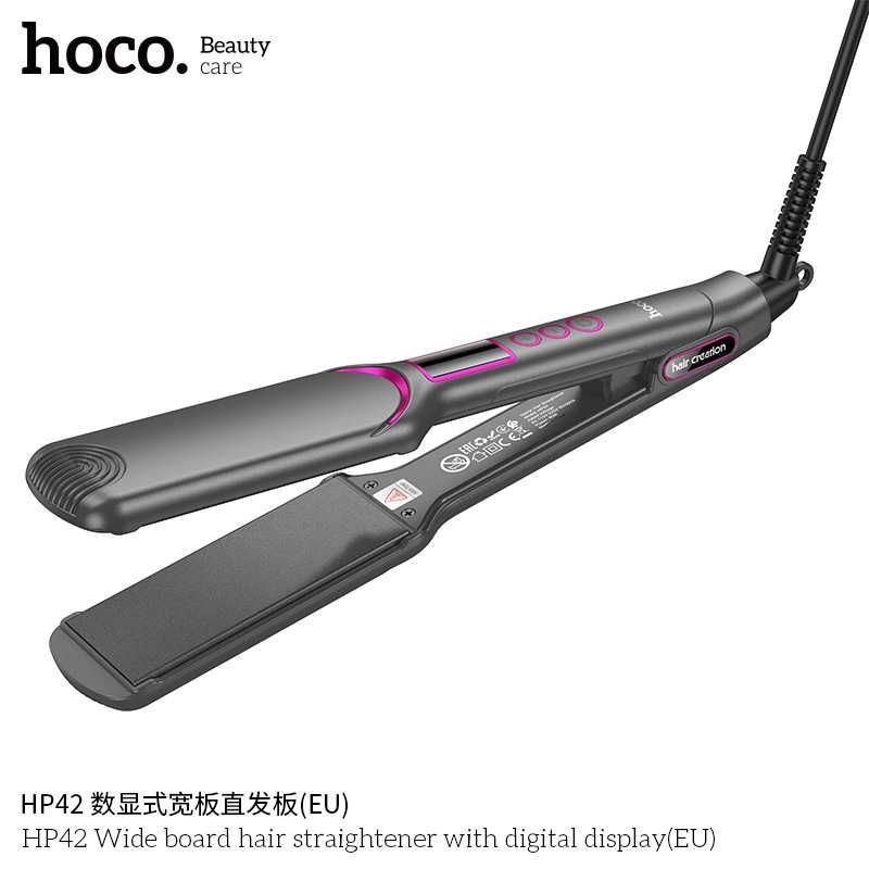 Hoco HP42 Выпрямитель для Волос с Широкой Доской и дисплеем EN Dyson