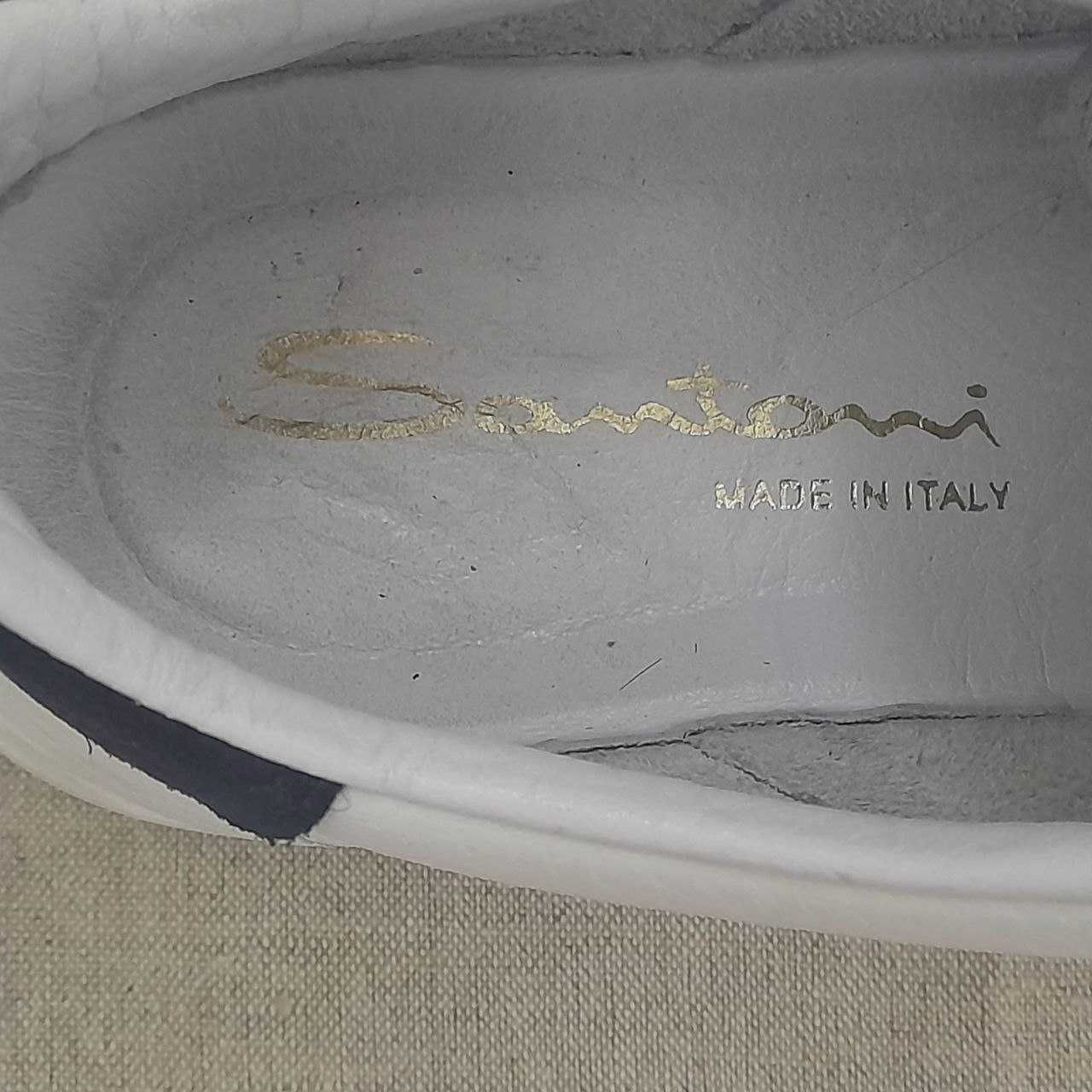 Кроссовки сникерсы Santoni / Made in Italy / 41 - 41,5р