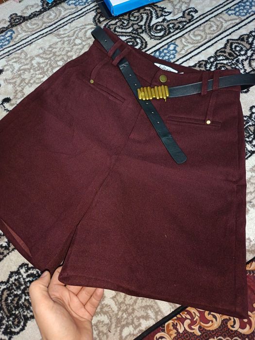 Qizla uchun qishki qalin shortik