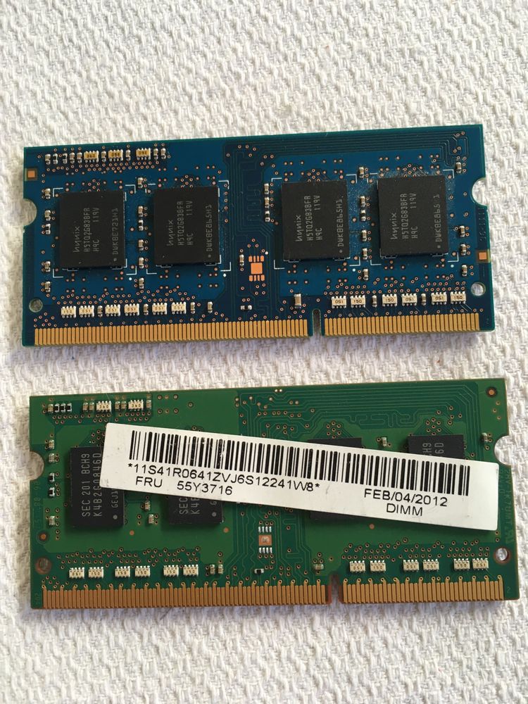 Ram 2x2GB 1rx8 pc3-10600s-9