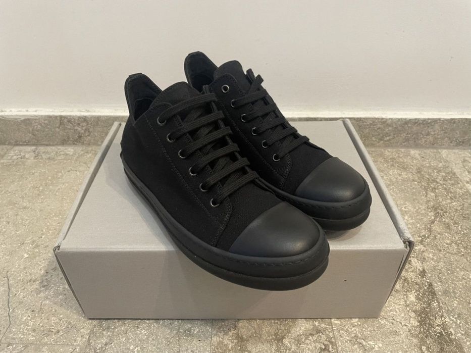 Rick Owens Black Low Ramones