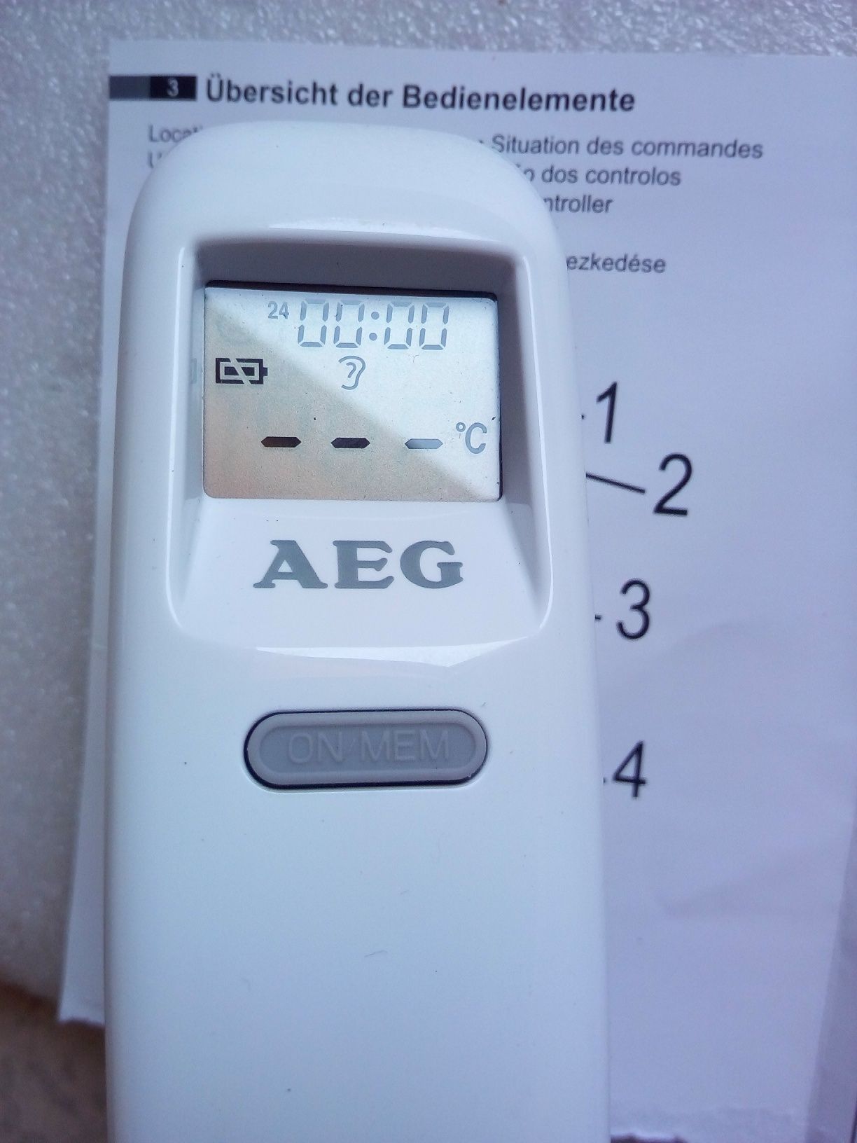 Termometru de ureche,AEG, FT 4919