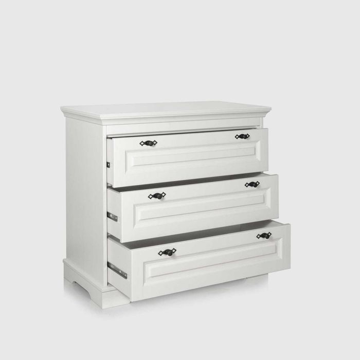 Comoda din lemn masiv Cleopatra, 3 sertare