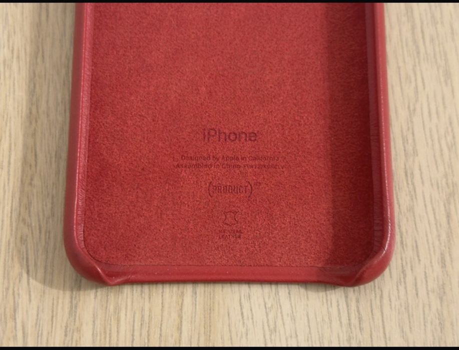 Husă originală Apple product RED iPhone XS Max.