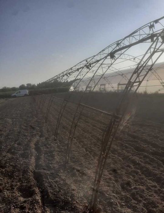 Ферми (дъги) за асеновградски оранжерии, ф18 плътно желязо, 7м ширина.