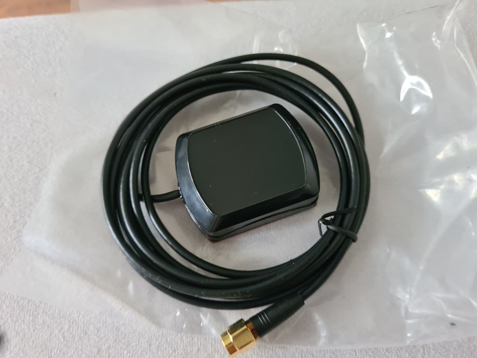 Antena GPS conector SMA cablu 2m coaxial aplicatii RF radiofrecventa