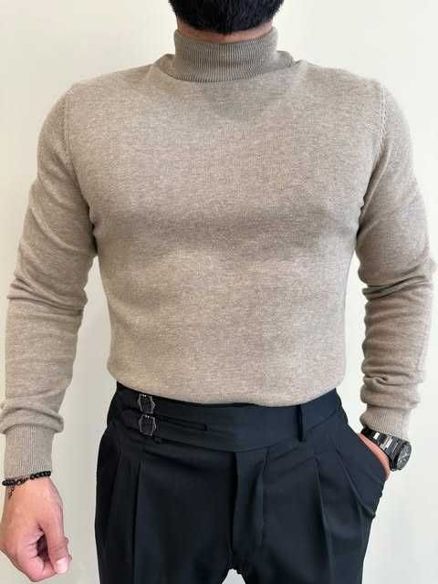 Мъжко Полуполо – бежово 1000