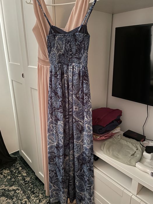 Rochie scurta neagra rochie lunga albastra bolero