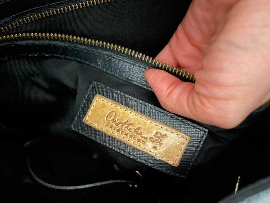 Geanta piele neagră, Musette, preț mic