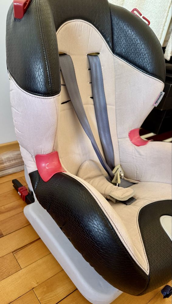 Chipolino - Стол за кола ISOFIX Рали крем (9-25kg)