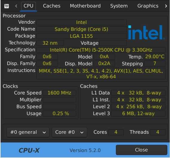 Дънна платка i5 2500K 6GB ddr3 1333 OEM охлаждане налична задна планка