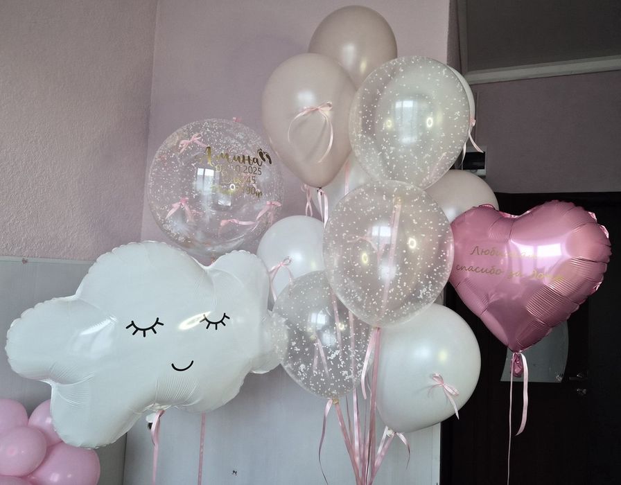 Шары на выписку Рудный