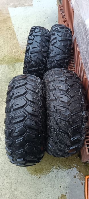 Anvelope+jante ATV 25×10R12 și 24×8R12