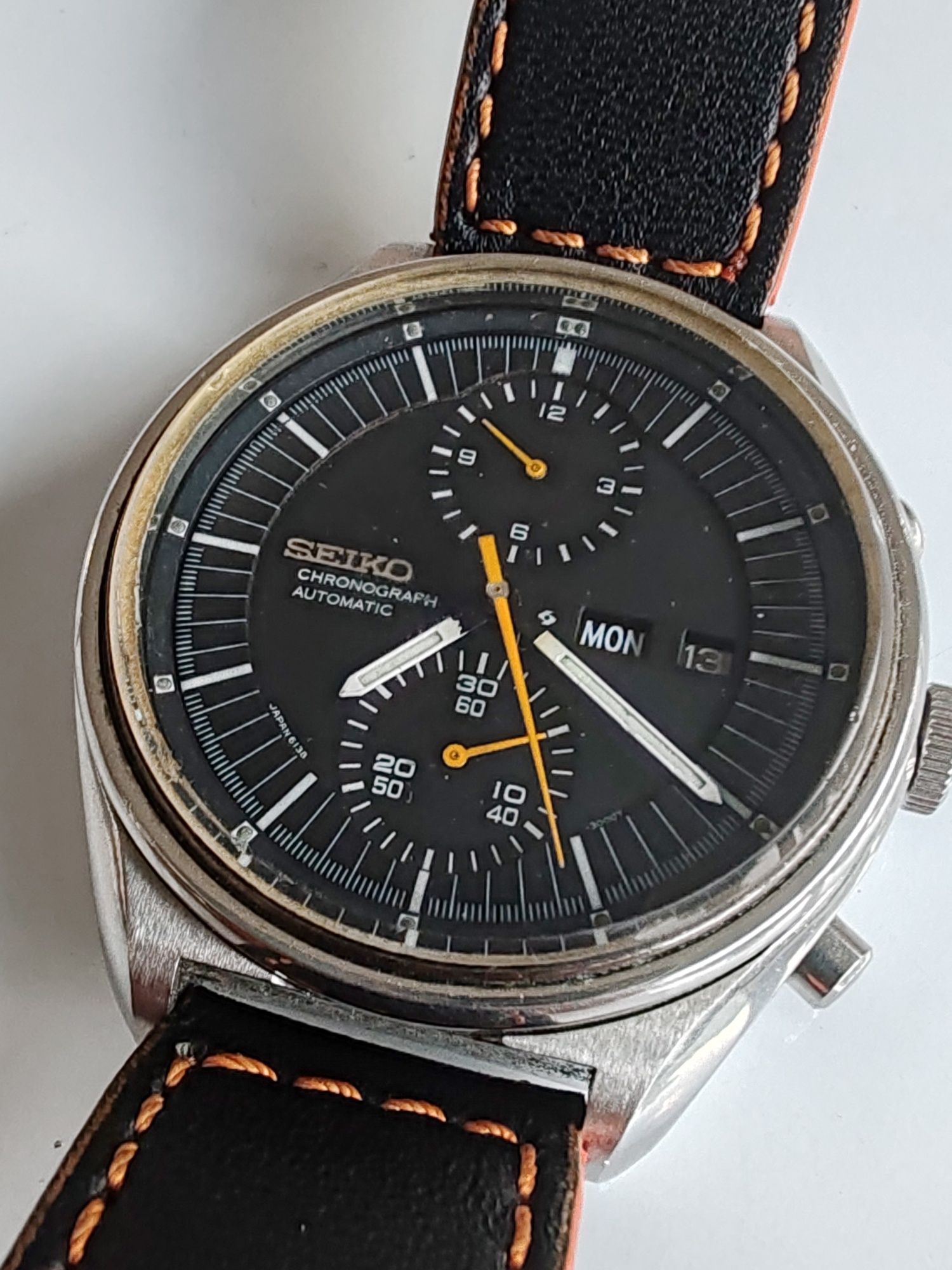 Ceas Seiko Automatic Chronograph Jumbo 42 mm