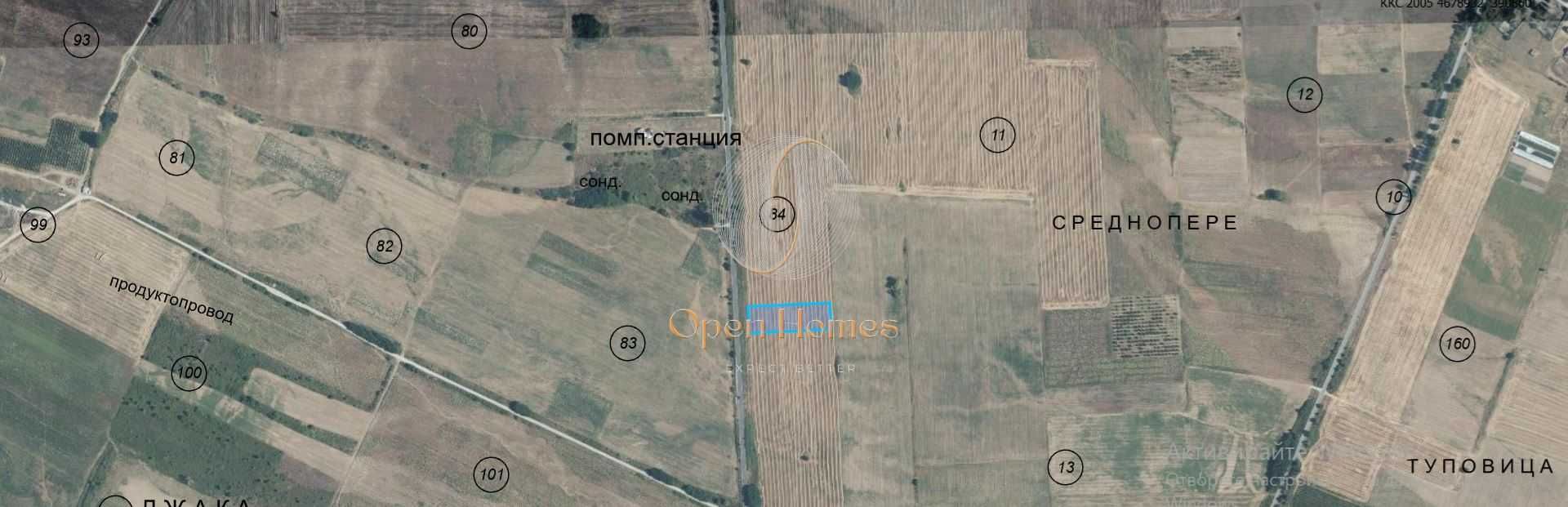 Парцел с лице на асфалтов път, село Карабунар, област Пазарджик.