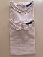 Set 2 bluze albe Okaibi, 128cm, 7-8 ani