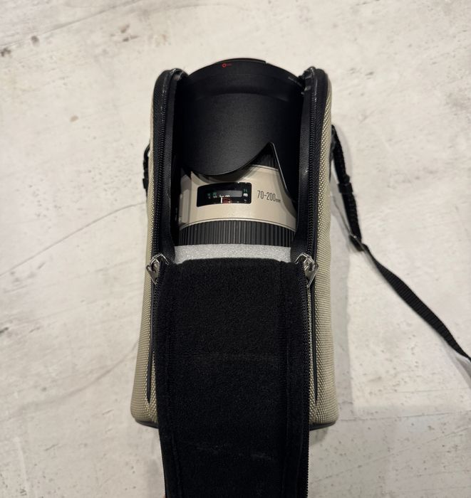 Canon 70-200mm f/2.8L USM II като нов кутия, сеник и калъв
