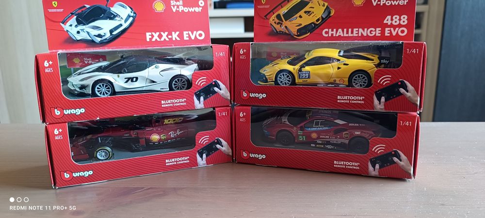 Колекция Ferrari Shell - Количките се управляват чрез bluetooth от тел