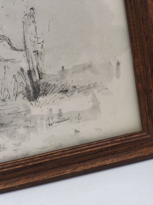 Винтидж холандска авторска картина