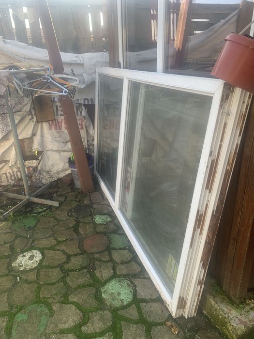 Geam termopan pentru foisor cu geanuri fixe dimensiuni 207/124