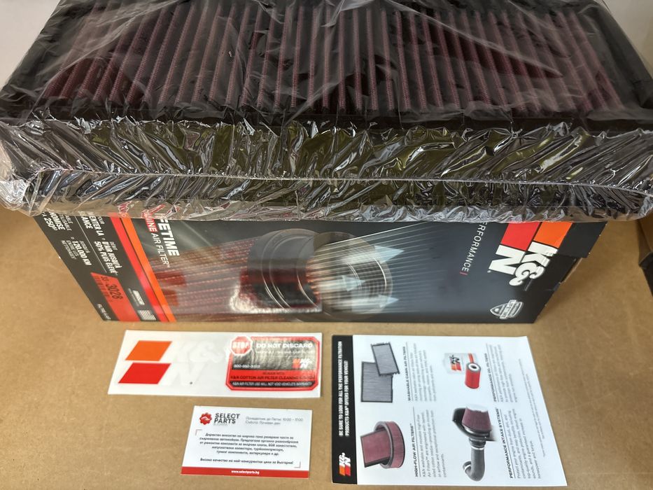K&N КиН KN панелен спортен филтър KN 33-3028 BMW N57 F10 F15 F30 F25