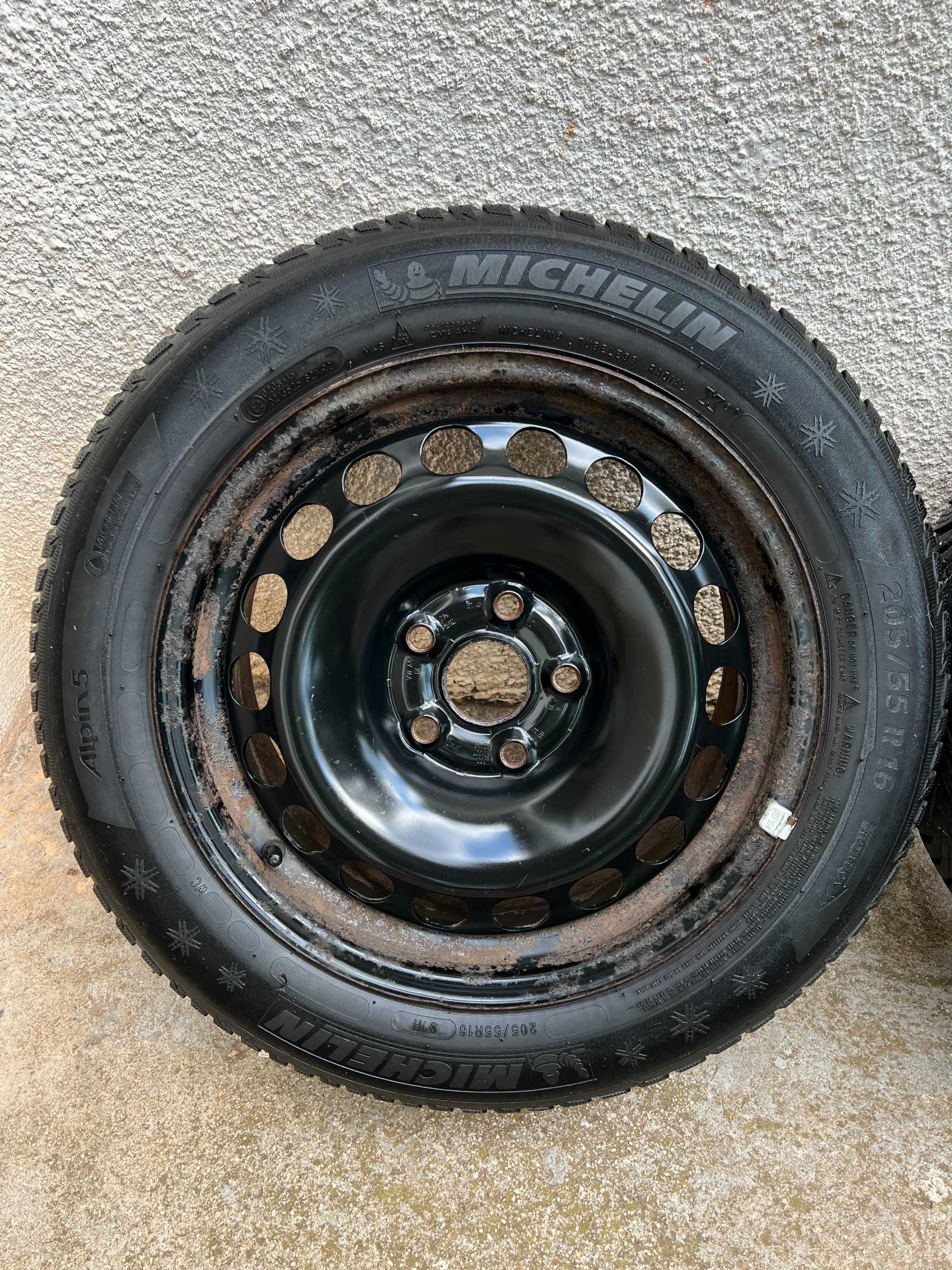 Джанти 16-ки с гуми за VW AUDI SKODA SEAT 5x112